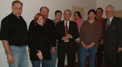 v.l.n.r.: M. Krüger, N. Männig, G. Schütterle, P. Geb, J. Zeuch, N. Ledderhos, K. Jagusch, A. Geb, U. Galinsky