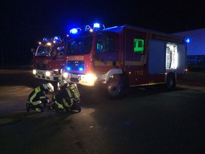 Unsere Feuerwehr bei einer Einsatzübung