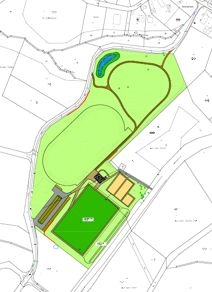 Lageplan des Sportplatzes in Breitscheid